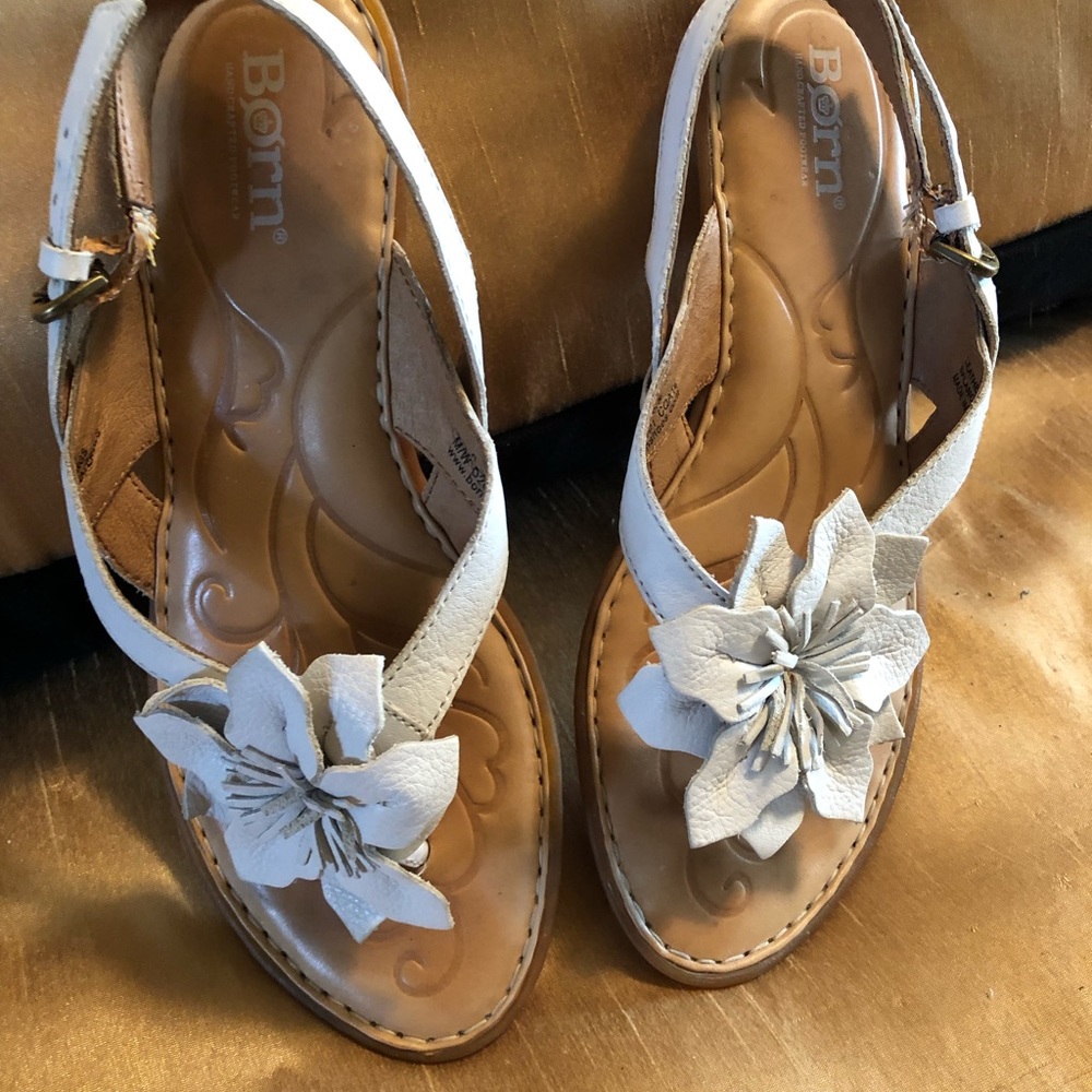 White sandal